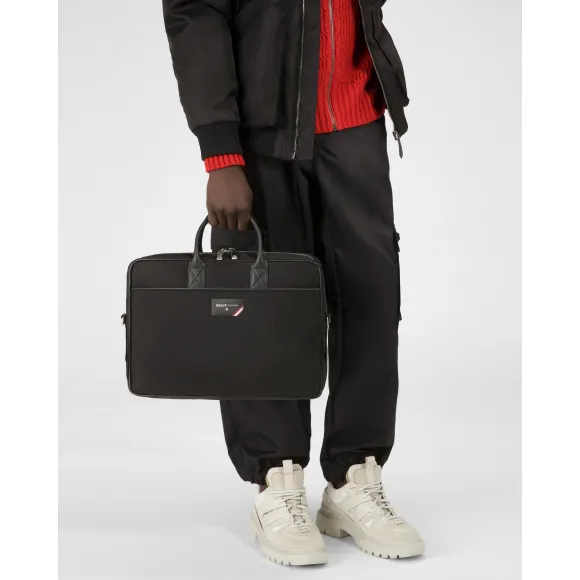 巴利/Bally 男士 Faldy 尼龙 Beniness 黑色手袋 6236759