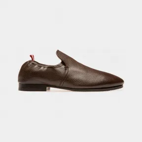 巴利/Bally Planker 男士棕色皮革乐福鞋 6237971