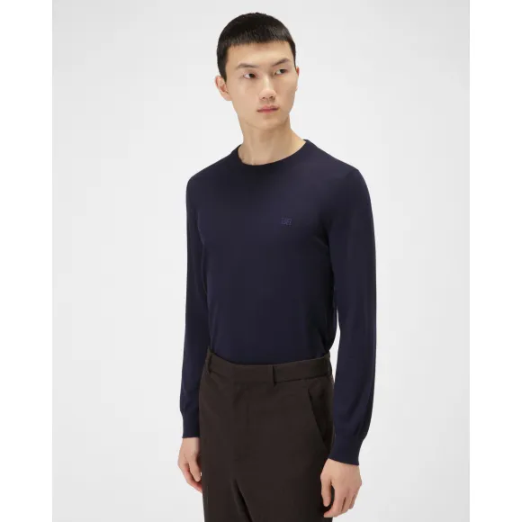 巴利/Bally 男士海军蓝羊毛毛衣 6239971