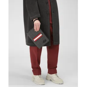 巴利/Bally 男士灰色 Tpu Makid 手拿包 6300095