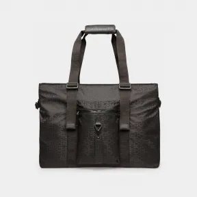 巴利/Bally 男士黑色 Colbeert 再生面料周末包 6301445