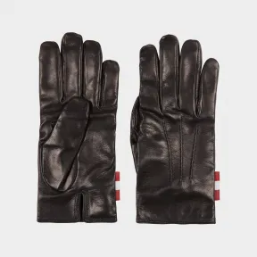 巴利/Bally 男士海军蓝皮手套 6301770