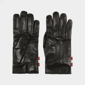 巴利/Bally 男士黑色皮手套 6302350