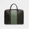 巴利/Bally 男士黑色和绿色 Hesines 皮革 Beniness 手袋 6302742