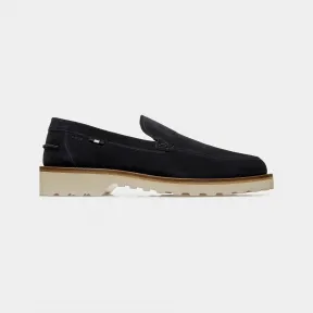 巴利/Bally 男士 Novald 皮革乐福鞋 In Midnight 6302846