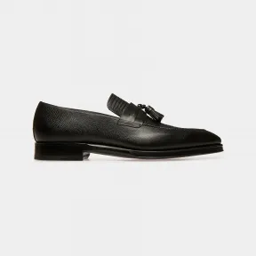 巴利/Bally 男士黑色 Scuvier 皮革乐福鞋 6303006