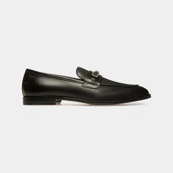 巴利/Bally 男士黑色 Westro 皮革乐福鞋 6303302