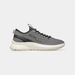 巴利/Bally 男士丹蒂白和午夜蓝 Dean 皮革、织物和涤纶运动鞋 6303305