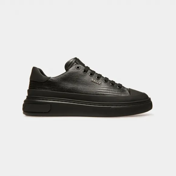 巴利/Bally 男士黑色 Maily 皮革运动鞋 6303330