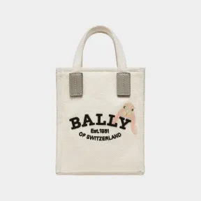 巴利/Bally 女士 Crystalia Xs 自然色织物迷你手袋 6303378