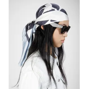 巴利/Bally 女士浅蓝色真丝围巾 6303514