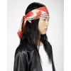 巴利/Bally 女式橙色真丝抹胸围巾 6303708
