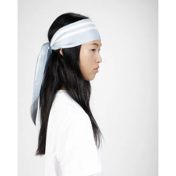 巴利/Bally 女士浅蓝色真丝抹胸围巾 6303710