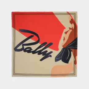 巴利/Bally 女式橙色提花围巾 6303712