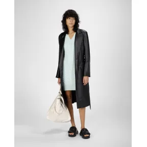 巴利/Bally 女式浅蓝色棉质绞花针织连衣裙 6303844