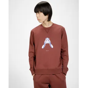 巴利/Bally 男士传统红色棉质抓绒卫衣 6303871
