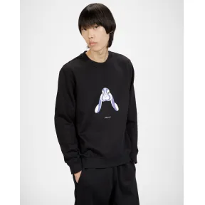 巴利/Bally 男士黑色棉质抓绒卫衣 6303872