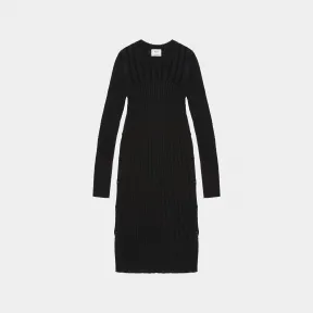 巴利/Bally 女式黑色棉丝混纺连衣裙 6303906