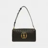 巴利/Bally 女士 Emblem 绗缝皮革迷你手袋 6304018