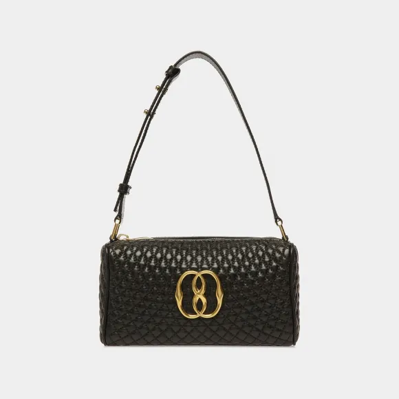巴利/Bally 女士 Emblem 绗缝皮革迷你手袋 6304018