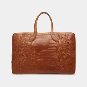 巴利/Bally 男士 Lago 大号鳄鱼纹压花周末旅行包 6304067