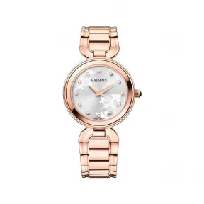 宝曼/Balmain 32 MM 不锈钢镀玫瑰金  女表 B48993316