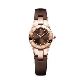 名仕/Baume & Mercier 灵霓 Linea 系列 玫瑰金 石英机芯 女表 BMM0A10090