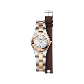 名仕/Baume & Mercier 灵霓 Linea 系列 抛光/缎面打磨 自动机械机芯 女表 BMM0A10114
