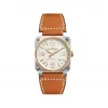 柏莱士/Bell&ross Instruments 系列 42MM 缎光抛光精钢 自动机械机芯 男表 BR0392-ST-PG-SCA