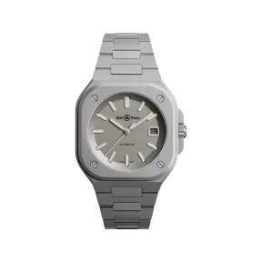 柏莱士/Bell&ross Instruments 系列 40MM 微喷精钢 自动机械机芯 男表 BR05A-GM-ST-SST