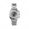 柏莱士/Bell&ross Instruments 系列 42MM 磨砂和抛光精钢 自动机械机芯 男表 BR05C-BL-ST-SRB