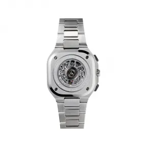 柏莱士/Bell&ross Instruments 系列 42MM 磨砂和抛光精钢 自动机械机芯 男表 BR05C-BU-ST-SST