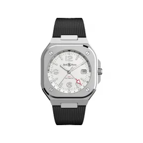 柏莱士/Bell&ross 41 MM 缎面打磨及抛光不锈钢 自动机械机芯 BR05G-SI-ST-SRB