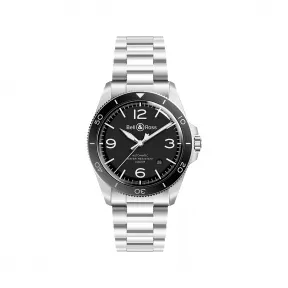 柏莱士/Bell&ross vintage 系列 41MM 磨砂抛光精钢 自动机械机芯 男表 BRV292-BL-ST-SST