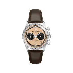 柏莱士/Bell&ross vintage 系列 41MM 磨砂抛光精钢 自动机械机芯 男表 BRV294-BT-ST-SCA