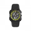 柏莱士/Bell&ross Experimental 系列 45MM 磨砂-抛光钛金属和哑光陶瓷 手动机械机芯 男表 BRX1-CHTB-RS20-SRB
