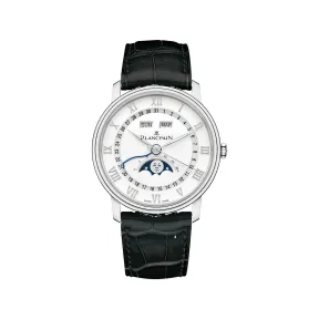 宝珀/Blancpain Villeret系列 精钢表壳 自动机械机芯 男表 6654A-1127-55B