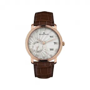 宝珀/Blancpain Villeret系列 红金表壳 自动机械机芯 男表 6670-3642-55B