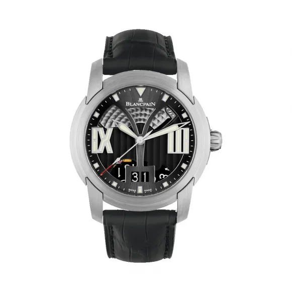 宝珀/Blancpain 开创系列 缎面磨砂精钢 自动机械机芯 男表 8850-11B34-53B