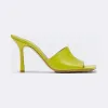 葆蝶家/Bottega Veneta 奇异果绿 STRETCH凉鞋 610538-VBSF0-7275