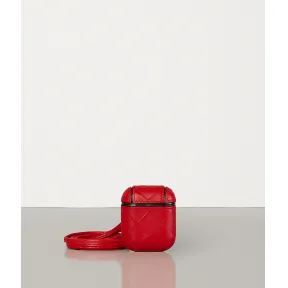 葆蝶家/Bottega Veneta 亮红色 AIRPOD耳机盒 612042-VCPP0-8937