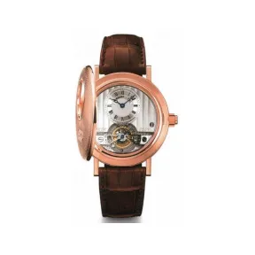 宝玑/Breguet 经典复杂 Complications 系列 18k玫瑰金 手动机械机芯 男表 1801BR-12-2W6