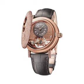 宝玑/Breguet 经典复杂 Complications 系列 18k玫瑰金 手动机械机芯 男表 1808BR-92-9W6-DD00