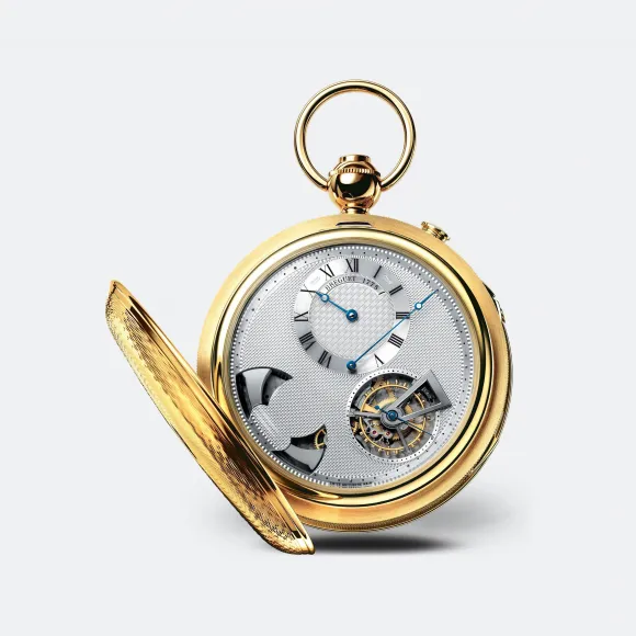 宝玑/Breguet 经典复杂 Complications 系列 18k黄金 手动机械机芯 男表 1907BA-12