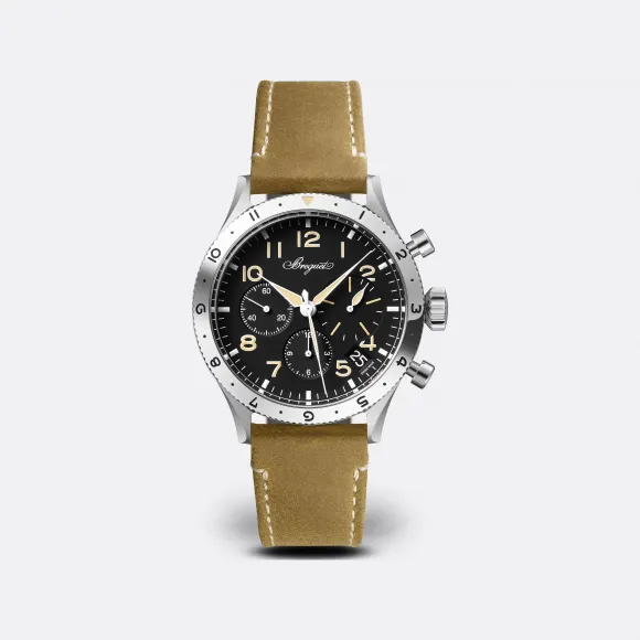 宝玑/Breguet Type XX Chronographe 2067 42MM 钢质 自动机械机芯 男表 2067ST-92-3WU