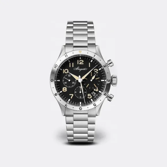 宝玑/Breguet Type XX Chronographe 2067 42MM 钢质 自动上链 男表 2067ST-92-SW0