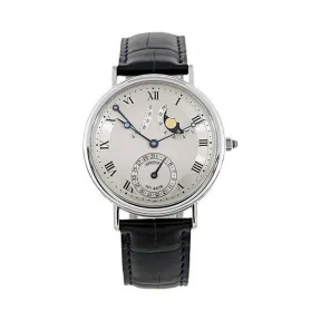宝玑/Breguet 经典 Classique 系列 18k白金 自动机械机芯 男表 3137BB-11-986