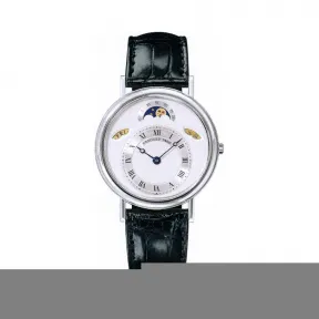 宝玑/Breguet 经典 Classique 系列 18k白金 自动机械机芯 男表 3330BB-1E-986