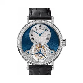 宝玑/Breguet 经典复杂 Complications 系列 18k白金镶钻 手动机械机芯 女表 3358BB-2Y-986-DD0D