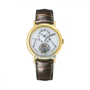 宝玑/Breguet 经典复杂 Complications 系列 18k黄金 手动机械机芯 男表 3657BA-12-9V6